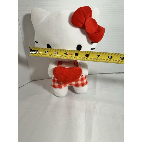 Hello Kitty Plush 10 inch with Heart Medium Size Stuffed Toy, Plush Doll - Picture 12 of 13